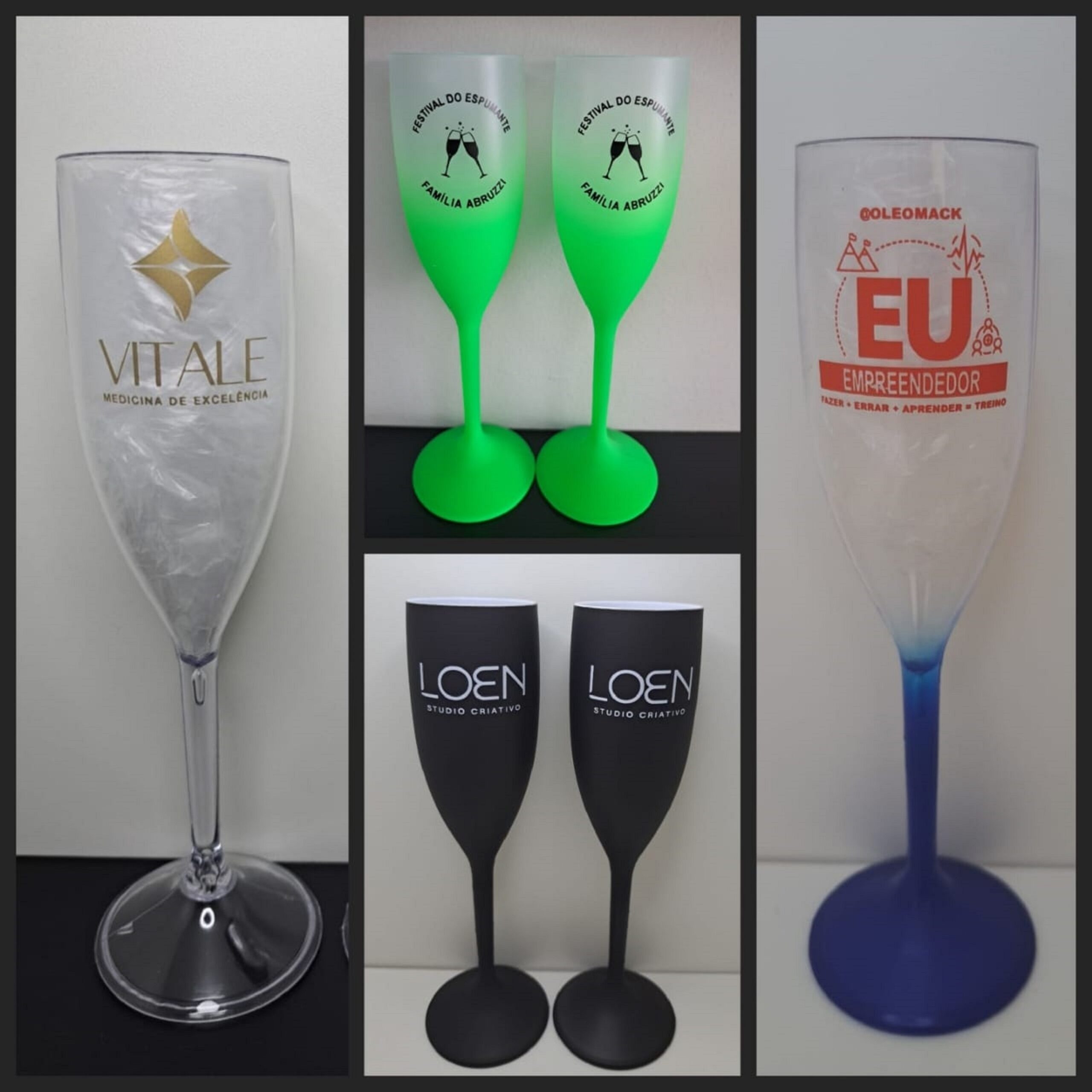 TAÇA CHAMPANHE - KC PERSONALIZADOS